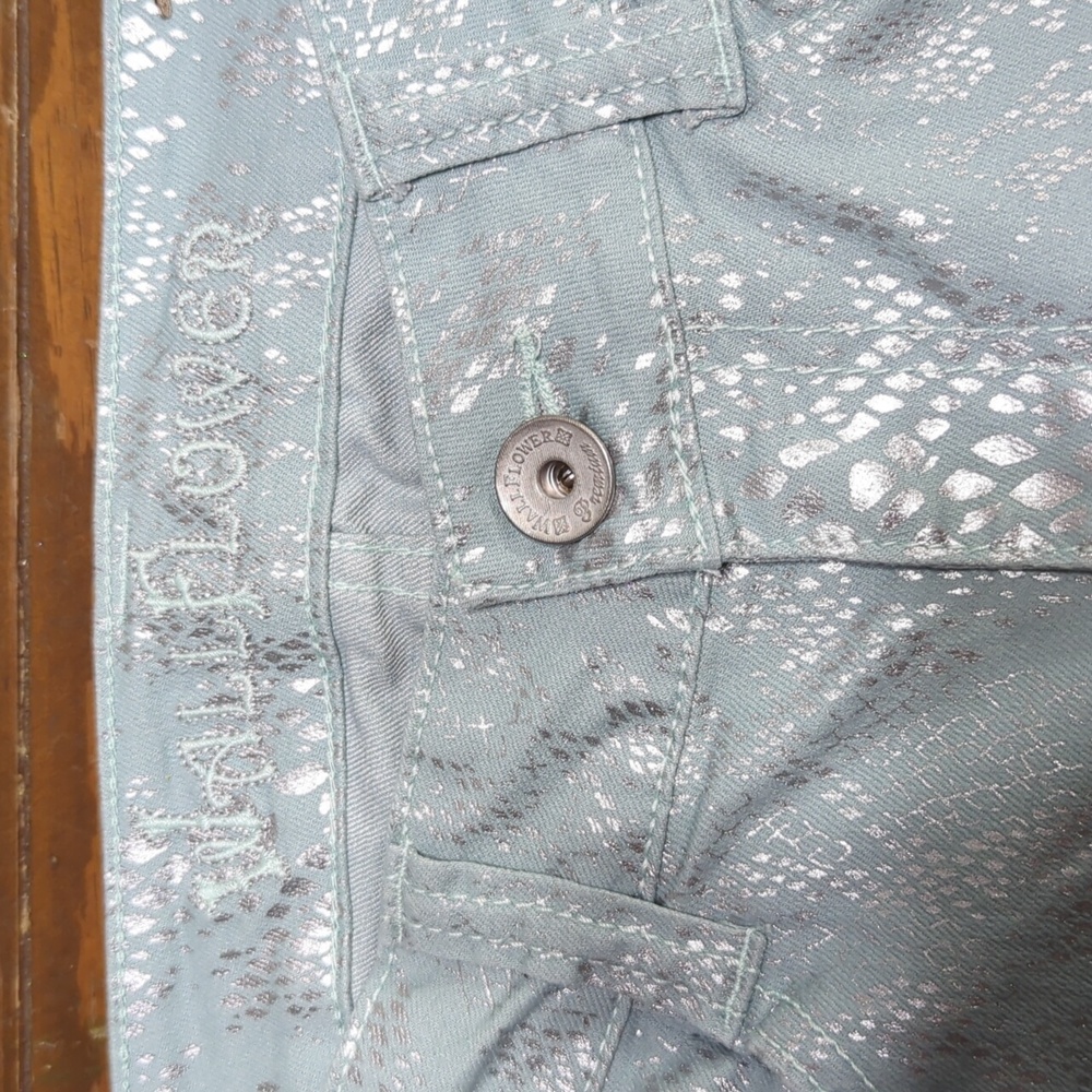 Wallflower Snakeskin Print Skinny Jeans - Picture 7 of 10